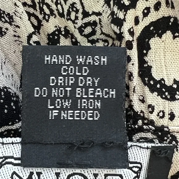 ANGIE Tropical Floral Maxi Skirt Boho Tiered Festival Womens 1X Pull On - Picture 10 of 13